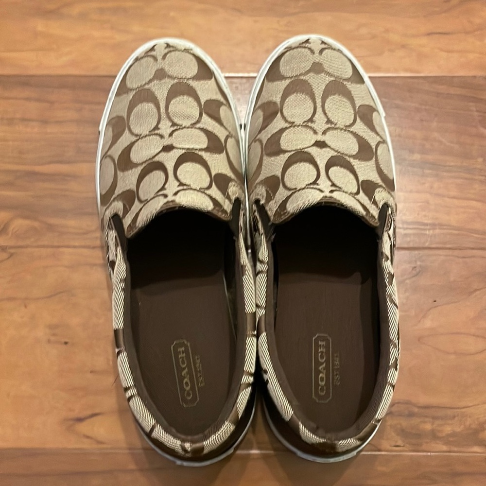 Coach flat slip-on sneaker